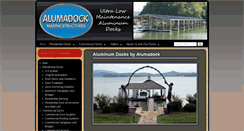 Desktop Screenshot of alumadock.com