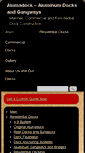 Mobile Screenshot of alumadock.com